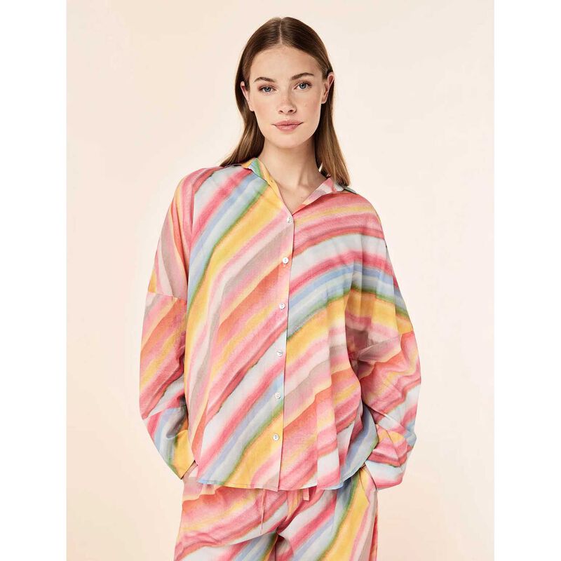Papinelle Sophie Stripe Full Length PJ Set image number 3